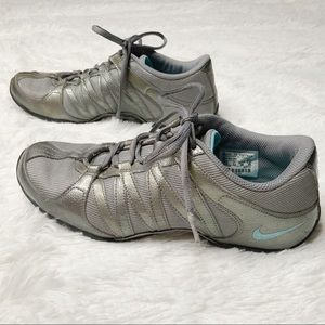 NIKE MUSIQUE IV DANCE SHOES GREY TURQUOISE